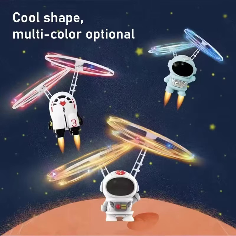 CONUSEA Fliegender Roboter Astronaut, UFO-Drohne, Weltraum, leuchtend - Bild 2