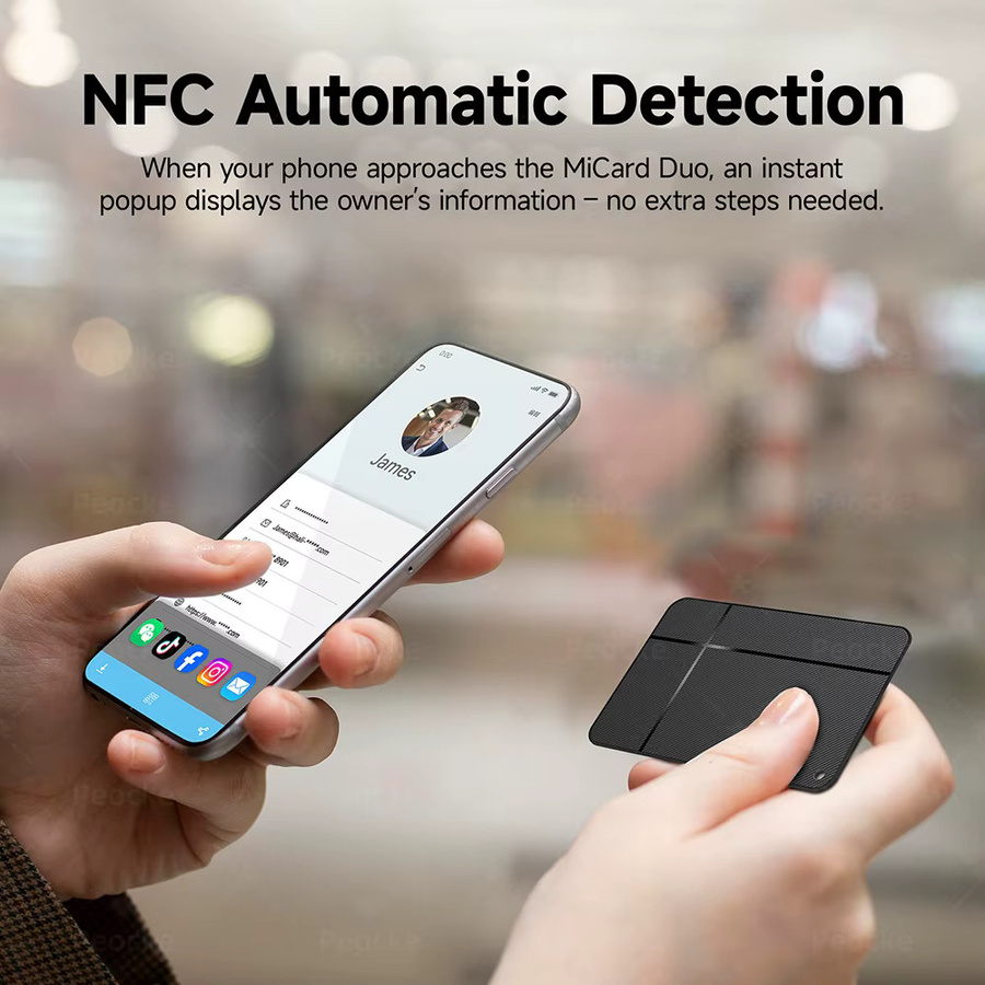 Mili Gepäck-Tracker-Karte in Schwarz mit Bluetooth und GPS für Android und iOS zur kabellosen Standortverfolgung - Bild 3