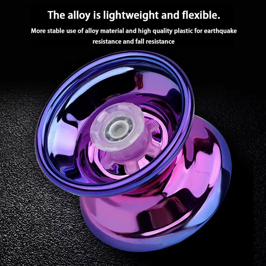 Yo-Yo-Ball aus Aluminium und Metall, mit Zubehör - Bild 1