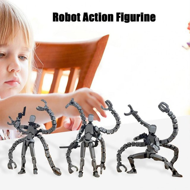 3D-gedruckte Action-Oktopus-Figuren, Shinigami Action-Figuren, bewegliche Pendel-Dummy-Puppen - Bild 1