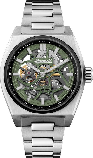 Ingersoll Herrenuhr Automatik, Edelstahl, Grün, 43 mm - Bild 1