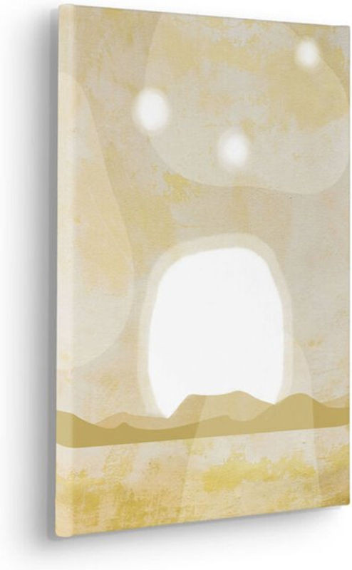 Komar Canvasbild Desert Scene - Modernes Leinwandbild in Beige und Weiß - Landschaft Motiv im Querformat - B: 40 cm, H: 40 cm - Bild 1