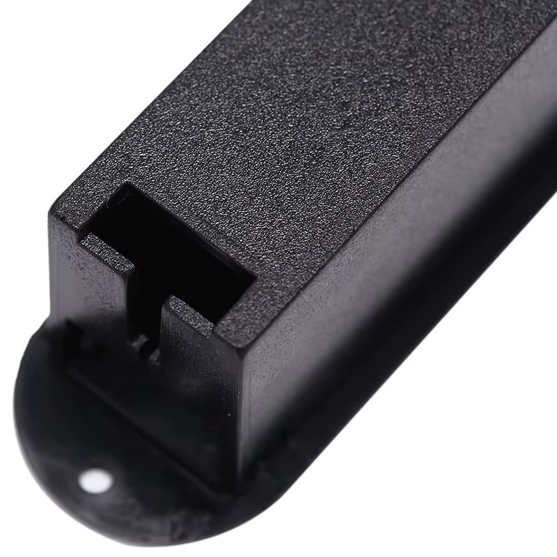 Marbit Pickup-Batterieabdeckung für Gitarre und Bass, Schwarz, 9 V - Bild 3