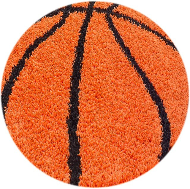 Ayyildiz Kinderteppich Fun 6002 Orange Rund Ø 120 cm aus Jute - Bild 1