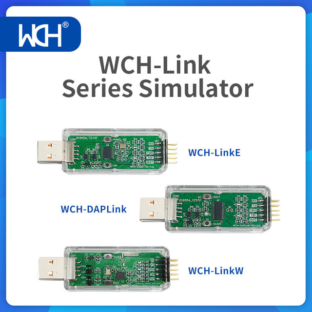 WCH-Link Simulations-Debugger für WCH RISC-V Architektur mit SWD/JTAG Schnittstelle in Grün - Bild 1