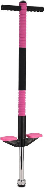 Relaxdays Pogo Stick Edelstahl Pink rutschfest - Bild 1