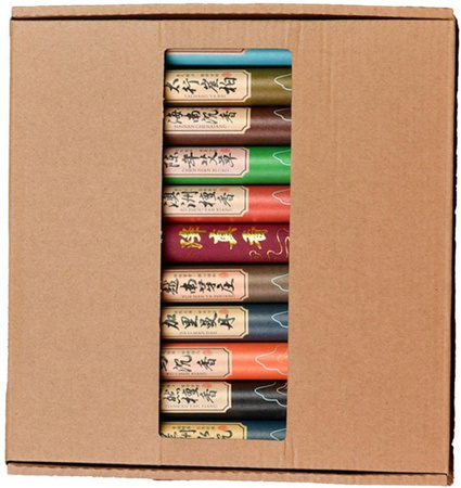 11 Sets natürliche Kräuter-Räucherstäbchen aus Wermut von mfySpace in Multicolor für Meditation und Nachtschlaf
