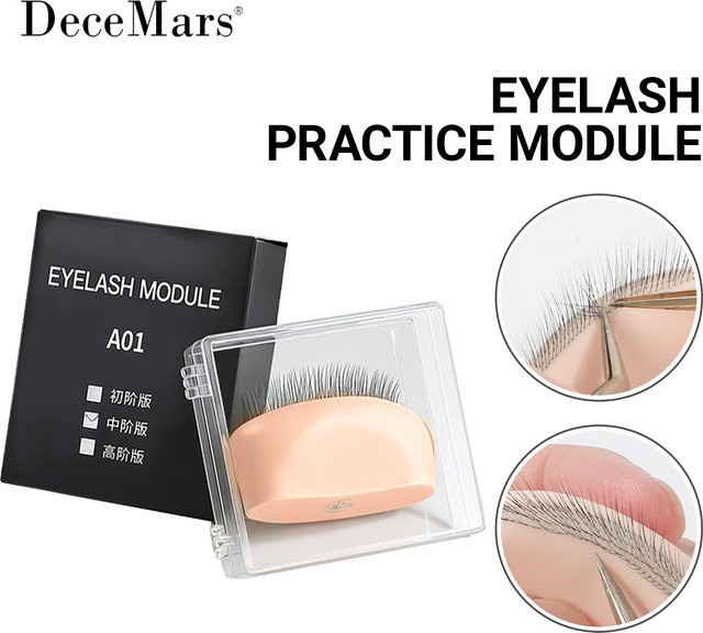 DeceMars Wimpern-Übungsmodul aus Silikon, Unisex - Bild 1