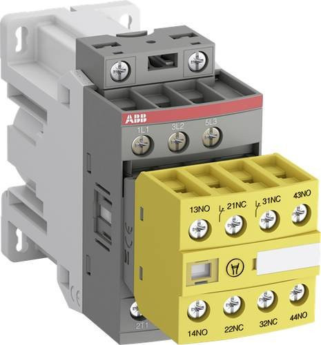 ABB Schütz AFS12Z-30-22-30 in Grau mit 5 Schließern und 2 Öffnern, 5.5kW - Bild 1