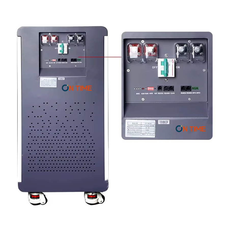 LiFePO4 Lithiumbatterie-Pack für Solarsysteme in Weiß, 102,4V 100Ah - Bild 4