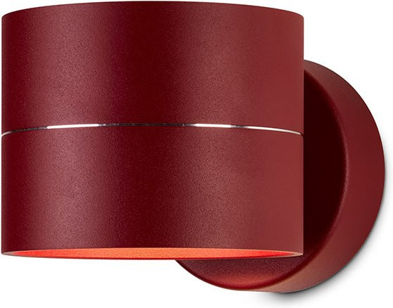 Oligo Tudor LED-Wandleuchte in Rot Matt mit Tunable White (2200K - 5000K) und Casambi-Steuerung - Bild 1