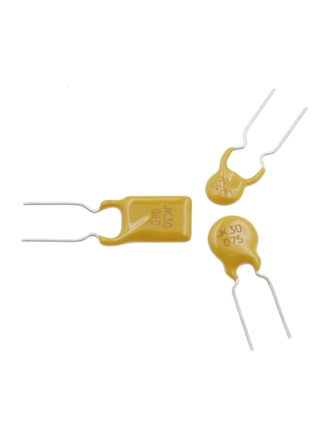 10 Stück JinKe PTC-Polymer PPTC Sicherungen, rücksetzbar, 30 V, DIP, gelb - Bild 2