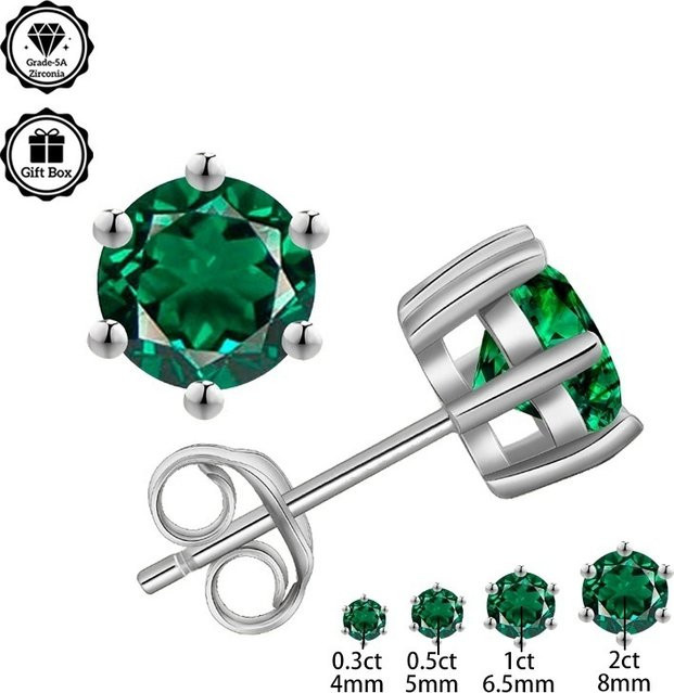 LAMVOICE Ohrstecker, Silber, Zirkonia, Damen - Bild 1