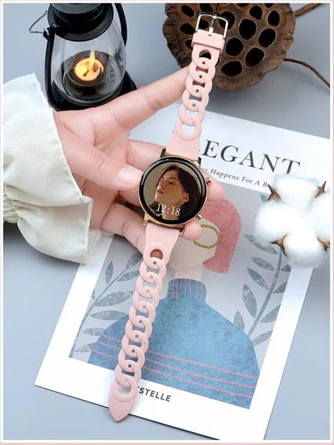 Uhrenarmband Silikon, 22 mm, 20 mm, Samsung Galaxy Watch, Huawei GT - Bild 1