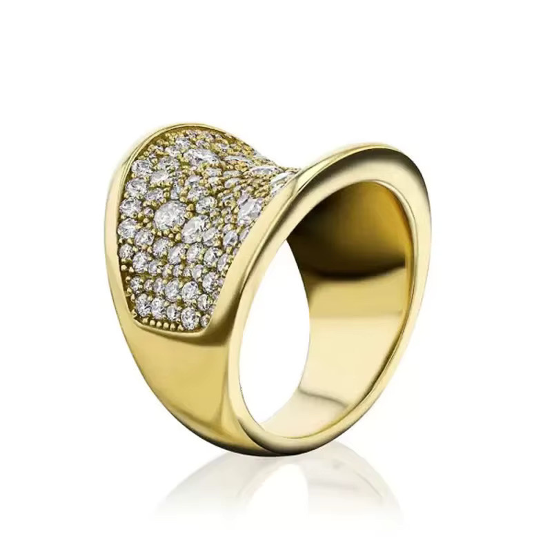 Huitan Damenring, Gold, Zirkonia - Bild 3