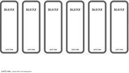 Leitz Rückenschild WOW/Style für A4 Akten, selbstklebend, Farbe: Weiß, 60 Stück, Rückenbreite: 50 mm - Bild 1