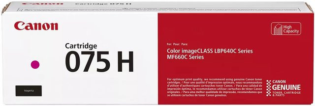 Original Canon 075H Toner Cartridge Magenta - Bild 2