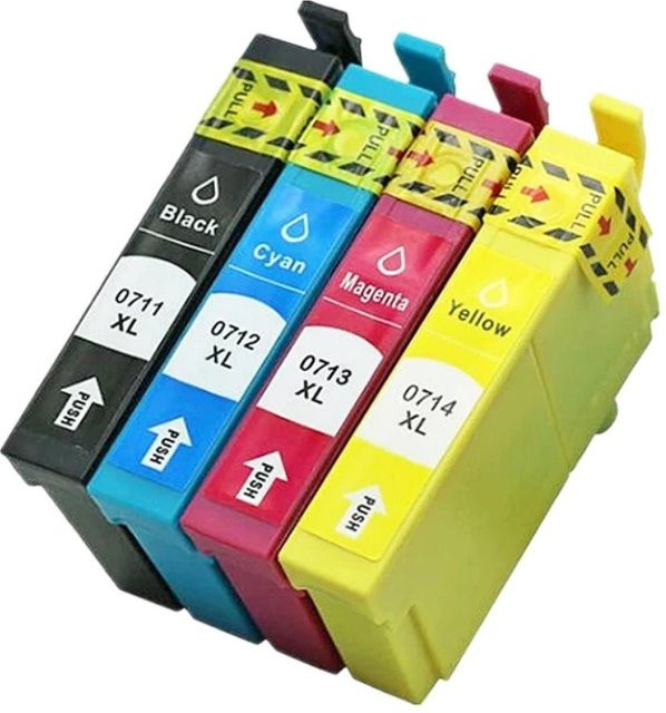 Epson T0711 Tintenpatrone für Stylus D120 D78 D92 DX4000 DX4050 DX4400 DX4450 DX5000 DX5050 DX6000 - Bild 1