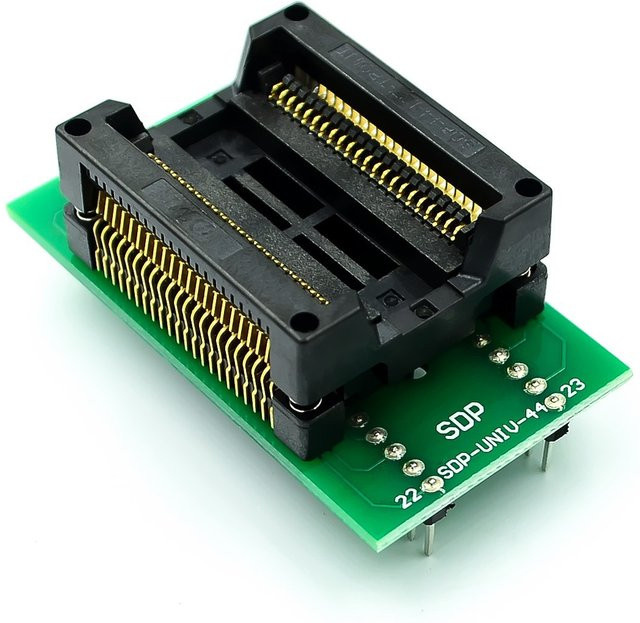IC Test Adapter SDP-UNV-44PSOP für Psop44-dip44/sop44/soic44/SA638-B006 Buchsen - Bild 1