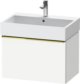 Duravit Waschtischunterschrank D-Neo, Wandhängend, Weiß Glänzend, 1 Auszug, B/T: 68,4 x 44,2 cm - Bild 1