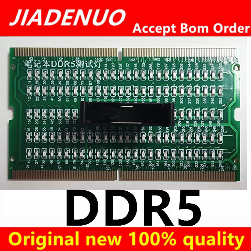 JIADENUO Diagnoseanalysator-Testkarte für SDRAM SO-DIMM Notebook-Speicher DDR2 DDR3 DDR4 DDR5 in Grün - Bild 1
