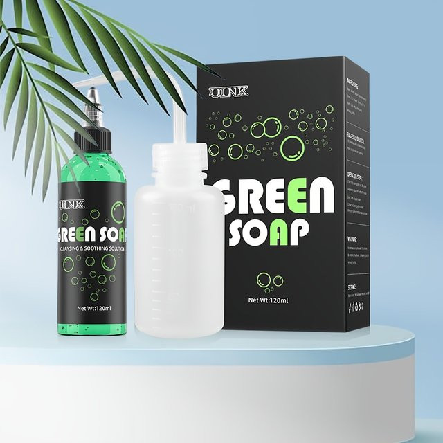 DQFART Tattoo-Seife, Grün, 120 ml, Unisex - Bild 1