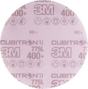 3M Hookit 775L Klett-Schleifscheibe CER ungelocht, Durchmesser: 150 mm, Körnung: 80 - Bild 1