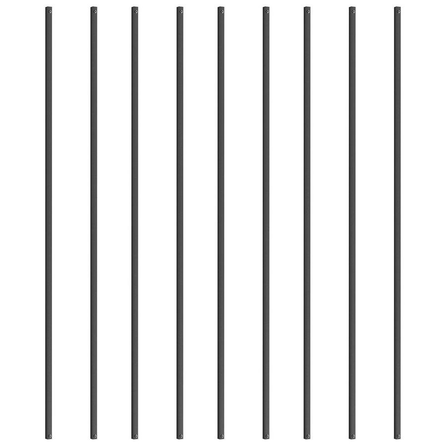 11er-Pack Metall-Treppengeländerstäbe aus Aluminium mit Schrauben, Höhe: 111,76 cm, Durchmesser: 1,27 cm - Bild 5