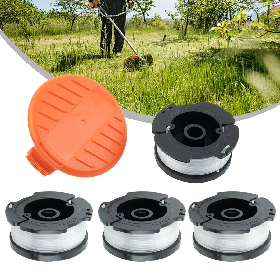 Black+Decker Ersatz-Trimmerspule mit Kappe AF100 für Rasenmäher Modelle GL280, GL301, GL425 und GL430 - Bild 5