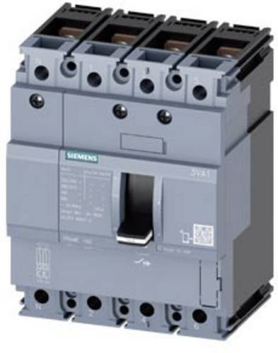 Siemens 3VA1112-5GD42-0AA0 Leistungsschalter in Grau mit einem Einstellbereich von 125 - 125A und einer maximalen Schaltspannung von 690 V/AC - Bild 1