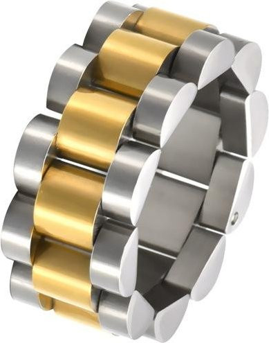 Freedom Fashion Uhrenkettenring Edelstahl, Gold, Unisex - Bild 1