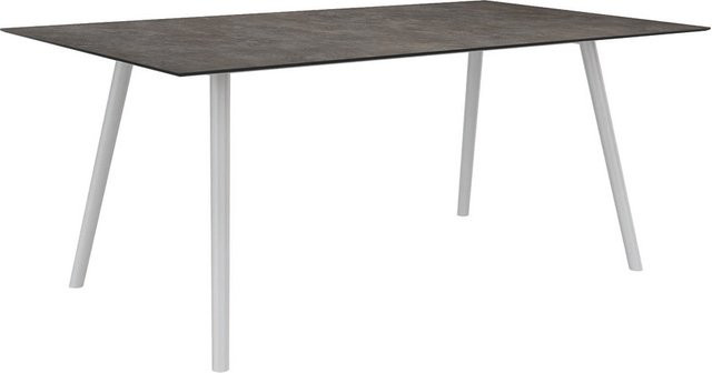 Stern Tisch Interno mit Silverstar 2.0 Stone Platte, weiß, B/T: 180 x 100 cm - Bild 1