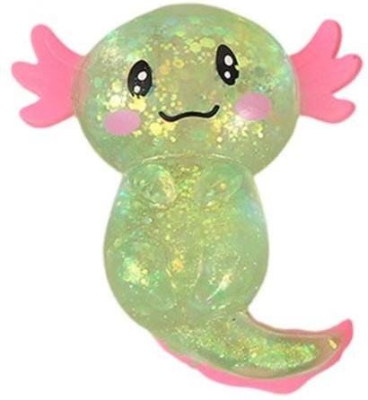 BC Pet Supplies Glitzer-Malzzucker-Axolotl Squishy, Fidget-Spielzeug - Bild 1