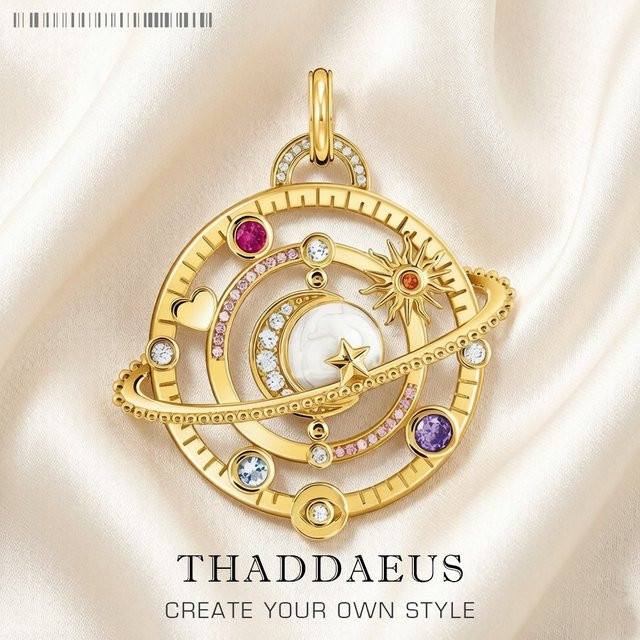 Thaddaeus Anhänger Europa, 925 Silber, Unisex - Bild 1
