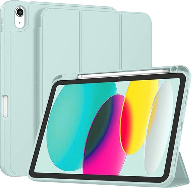 Techsuit Flex Trifold Schutzhülle für Apple iPad (2025 / 2022), Blau - Bild 1