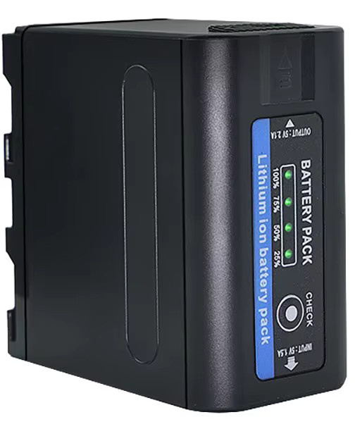 Sony Akku NP-F980 mit 10800 mAh in Schwarz für NP-F970 NP-F960 NP-F975 NP-F950 NP-F930 und CCD-RV100 Kameras - Bild 3