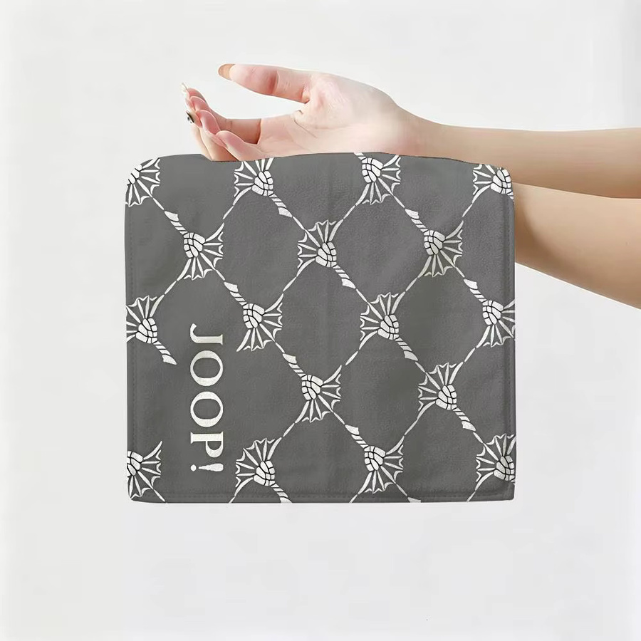 Joop Handtuch mit Grafikprint in Grau aus Polyester-Baumwolle mit Aufhängeschlaufe, Breite: 30,0 cm, Höhe: 25,0 cm - Bild 3