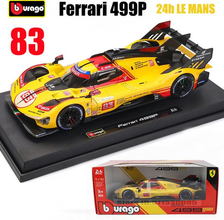 Bburago Ferrari 499P LMH83, Modellauto, 1:24, ab 14 Jahren