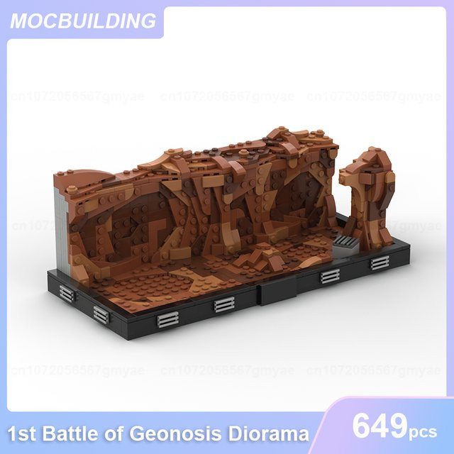 MOCBUILDING Erste Schlacht von Geonosis Diorama, Bausteine, 649 Teile - Bild 1