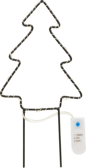 HALBACH LED-Metall-Stecker Baum in Schwarz - Bild 1
