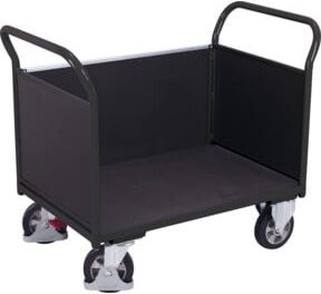 Cordes Dreiwandwagen mit Siebdruckplatte in Anthrazit RAL 7016 - Bild 1