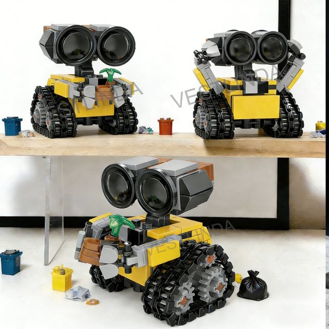 BEAST KINGDOM Space Wall E Roboter-Bausteine, MOC, Humanoider Roboter, Lernspielzeug - Bild 1