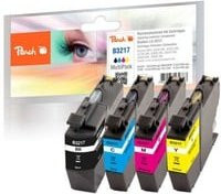 Brother LC-3217VALP Tinte Spar Pack PI500-224 Multicolor und CMYK Farben - Bild 1