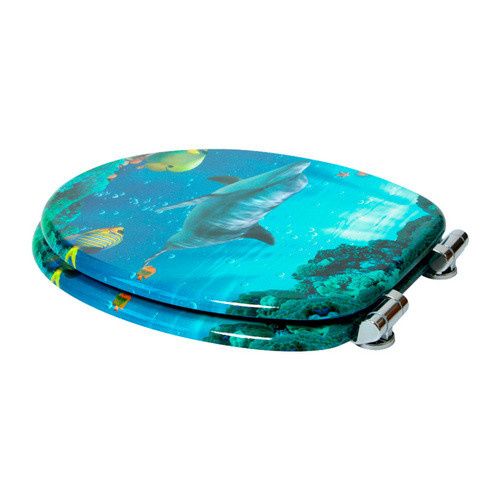 Sanilo Bad-Accessoire-Set Delphin Korallen, 3-teilig, Blau - Bild 3