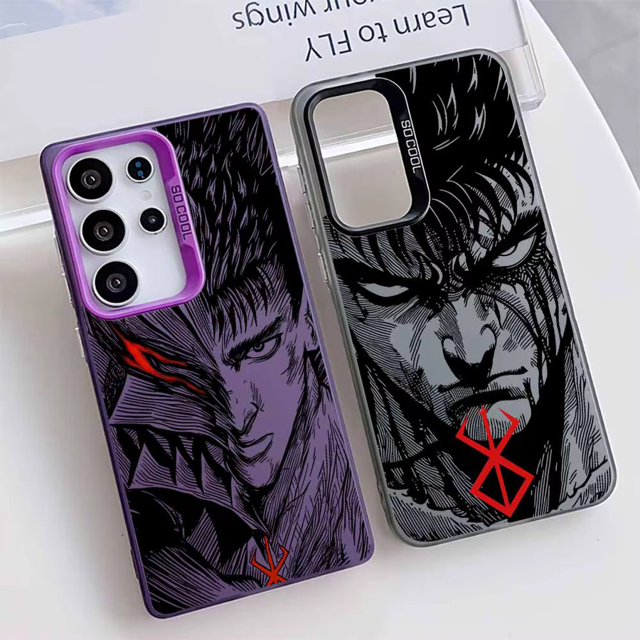 Berserk Fantasy Anime Handyhülle für Samsung Galaxy Modelle, Bunte Schutzhülle - Bild 1