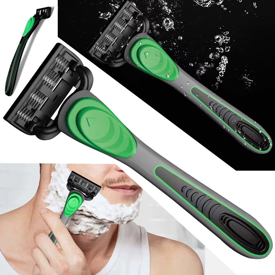 SHAPU Blades Rasiermesser-Set für Herren, mit austauschbaren Klingen - Bild 3