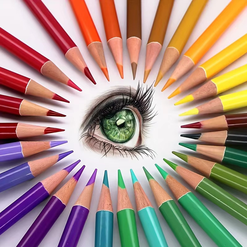 Brutfuner Wasserlösliche Buntstifte in Multicolor für Kunstzeichnungen - Bild 3