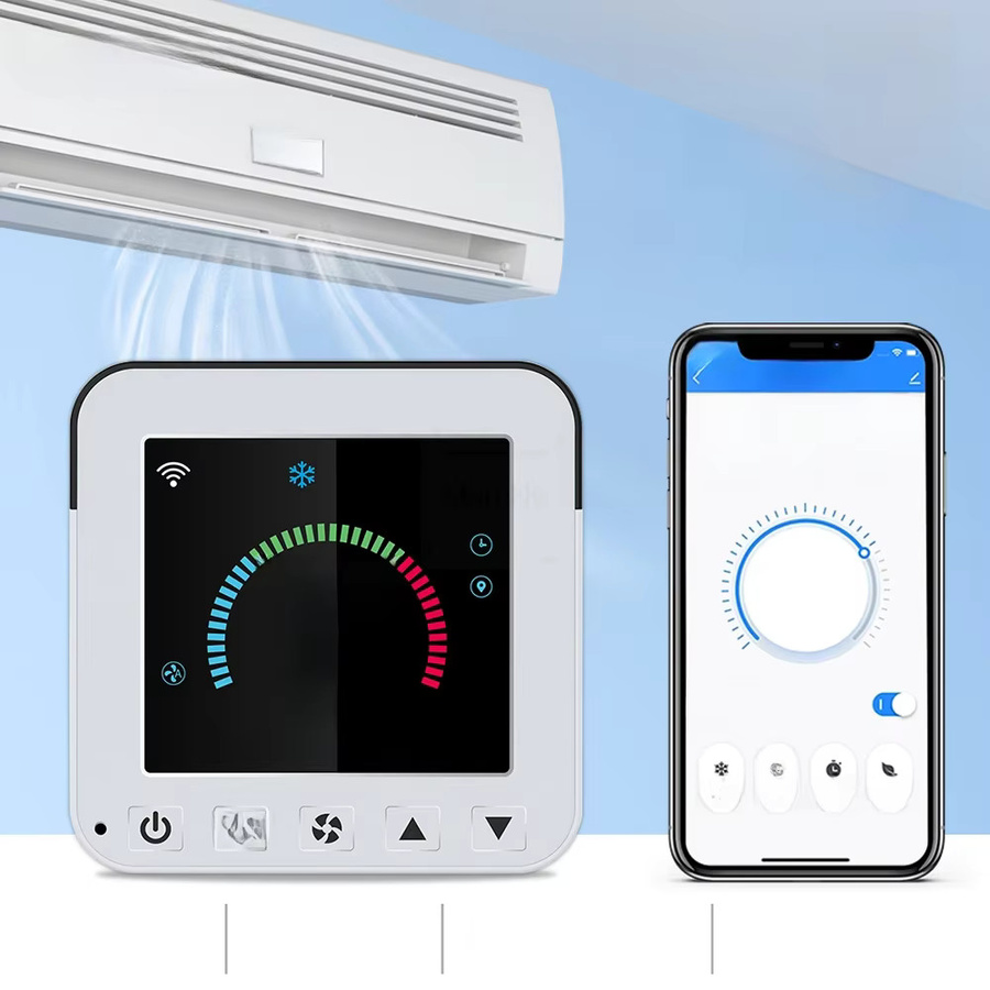 MANHOT Smart-Klimaanlage in Weiß mit WiFi, IR-Fernbedienung, LCD-Touchscreen und Alexa-Integration - Bild 3