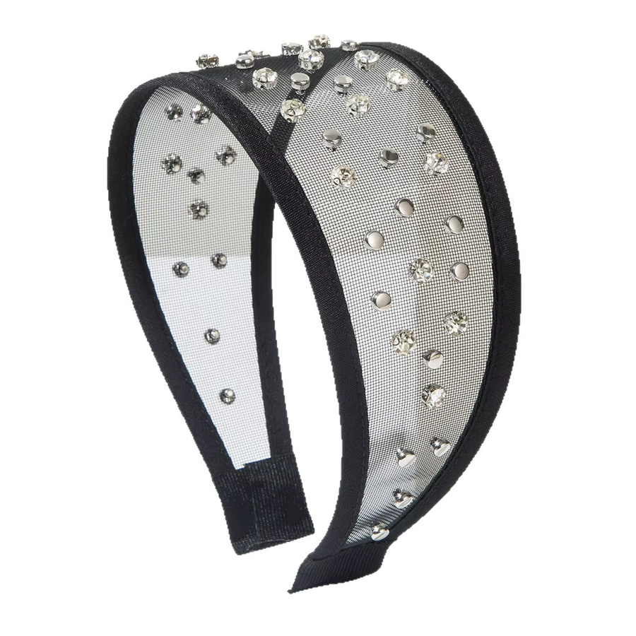 FENGCHE Haarband mit Nieten-Mesh, Damen - Bild 2