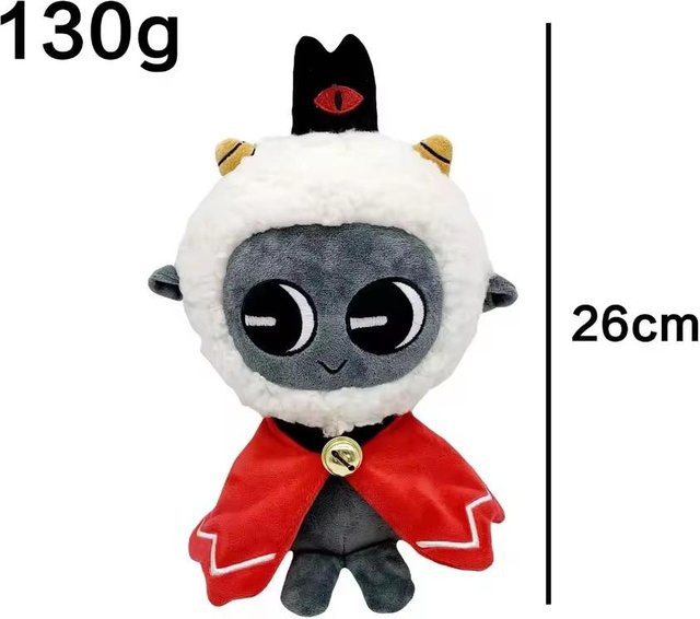 Yiran toy Cult Of The Lamb Lamm Plüschpuppe, 26cm, Stofftier - Bild 1
